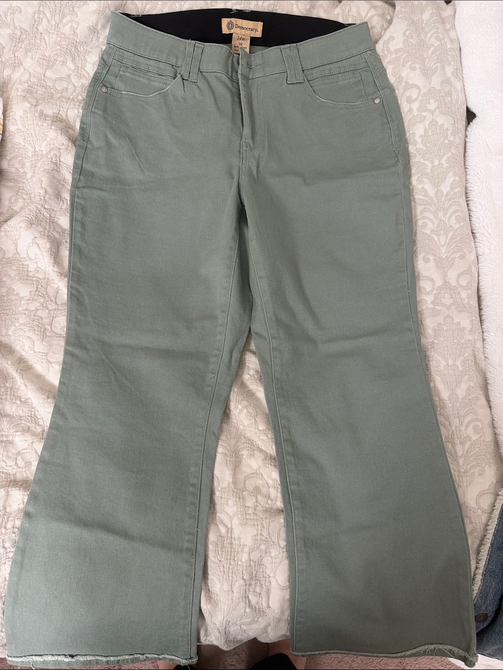 Sonoma Sage Green Women's Jeans Democracy Size 14W